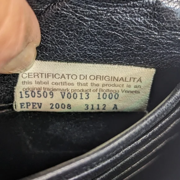 Bottega Veneta 2008 Wallet, Foldover Snap 3/4 Zip Leather, Intrecciato 150509 - Picture 9 of 13
